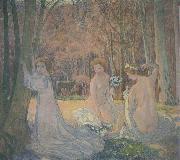 Maurice Denis Spring Landscape with Figures USA oil painting reproduction